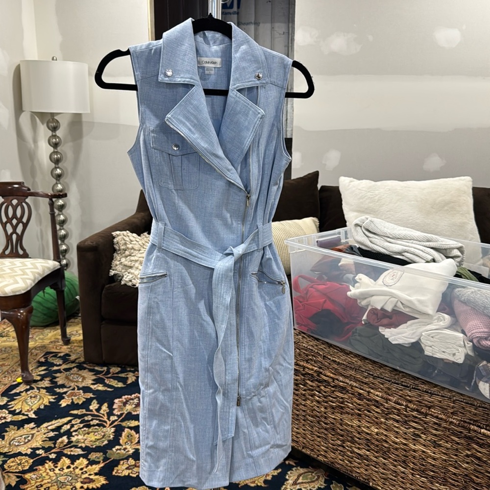 NWOT calvin Kline zip up dress